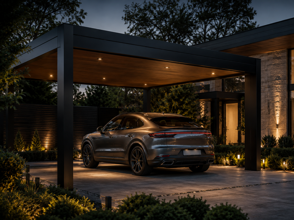 Contemporary Carport Installation
