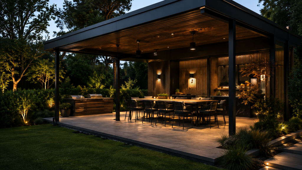 Modern Entrance Door Canopy gallery image 2